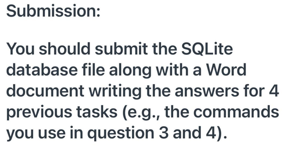 program to implement database in SQL 3